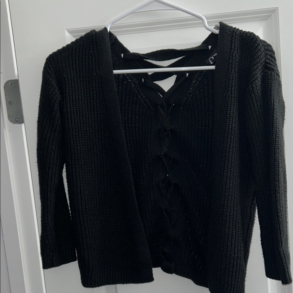 Art Class Black Knit Cardigan